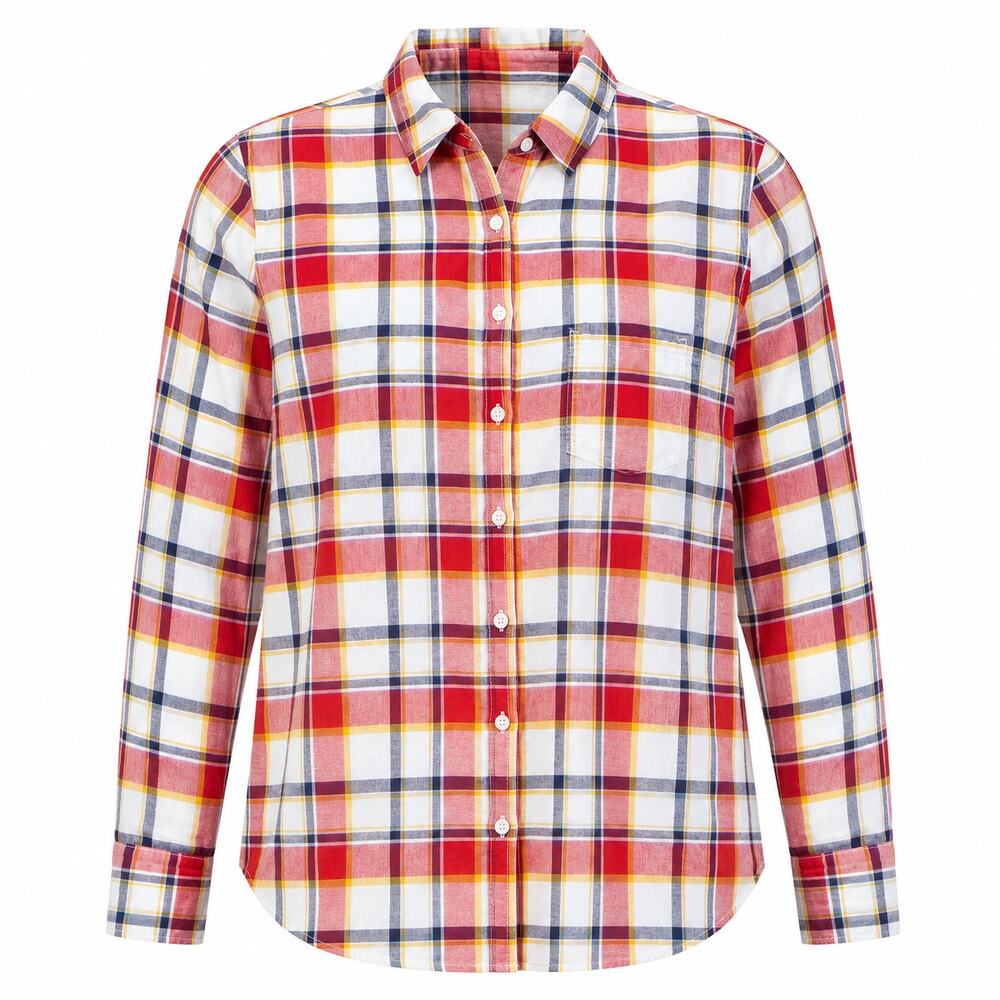 Gap Factory Boyfriend Fit Cotton Plaid Shirt Sz XL Layering Cottagecore